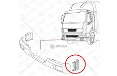 Roh spodního nárazníku l daf lf45, lf55 0136917_A