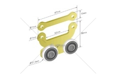 Rolna shrnovací plachty dvojitá edsscha, kögel, krone 0244779_A