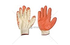 Rukavice pracovní červené