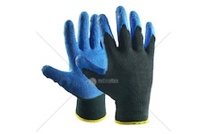 Rukavice pracovní - pogumované textilní 0134414_A