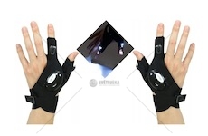 Rukavice s LED baterkou AMIO 03107