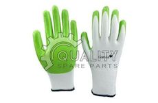 Rukavice zahradnické 8 NITRILE GREEN