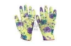 Rukavice zahradnické 9 NITRILE FLOWERS