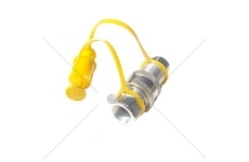 Rychlospojka hydraulická M22x1,5 žlutá  - sada