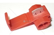 Rychlospojka kabelová 0,25-1mm červená zářezová 10A