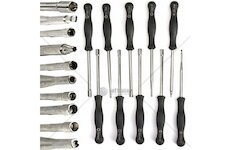 Sada 10 ks klíčů k seřízení karburátorů v pouzdře MAR-POL