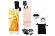 Sada 3ks přídavných objektivů na mobilní telefon, tablet