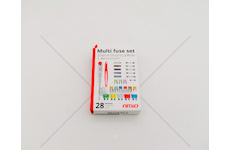 Sada autopojistek s testrem a kleštěmi