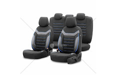 Sada autopotahů OTOM INDIVIDUAL 203 BLACK/BLUE 3-ZIP