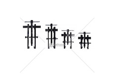 Sada dvouramenných nastavitelných stahováků na řemenici čerpadla AMIO-04756