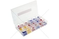 Sada elektrických koncovek konektorů a kabelových oček - 175ks