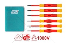 Sada elektrikářských šroubováků, hodinářské, sada 6ks VDE TOTAL