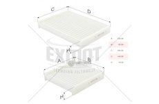 Sada filtrů kabiny scania e6 0530564_A