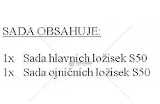 Sada hlavních + ojničních ložisek s50 | S96.3084