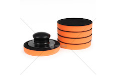 Sada houbiček na voskování auta s rukojetí 10cm, 5ks AMiO-02903