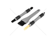 Sada kartáčů na čištění interiéru automobilů 3ks AMIO-04033