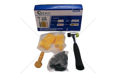 Sada klempířského kladiva, nástavce a poklepávacích tyček na promáčkliny GEKO