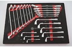 Sada klíčů 22 položek ohnutý,kloub,FAJKO  GJ-1002