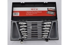Sada klíčů s nástavci kyvné 6-19MM 7-ELEM MTX MTX-AE-S9907