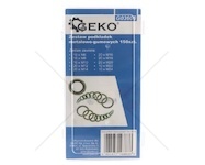 Sada kovogumových podložek 150ks Geko G03606