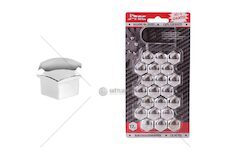 Sada krytek pro šrouby kol 17 mm - chromové