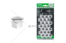 Sada krytek pro šrouby kol 21 mm - chromové