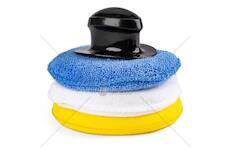 Sada kulatých leštících houbiček AMiO-02904