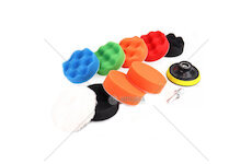 Sada leštících kotoučů s adaptérem 9 ks + kotouč 80mm + adaptér M14