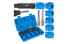 Sada na čištění šroubů a čepů kol, 9 dílů - GEKO