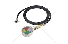 Sada na měření tlaku manometr 0-25 Bar , M12x1,5 délka hadice 2m