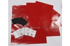 Sada na opravu plachty červená HPLAST/CZE/SET