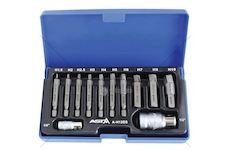 Sada nářadí bity HEX pro nástavec 1/4