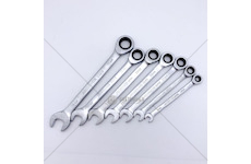 Sada nářadí očkoploché 8-18mm s ráčnou 7ks