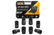 Sada nástrčných klíčů rázových hlubokých 1 8ks (dvanáctihranných) (22-41MM) JCBN JCB-8081-9MPB