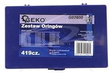 Sada o-kroužků 419ks Geko G02800