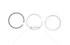 Sada pístních kroužků KOLBENSCHMIDT 800077810000