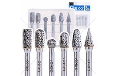 Sada stopkových fréz do kovu 6 mm,  6 ks - GEKO