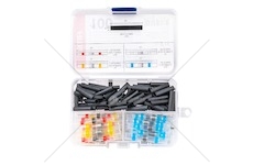 Sada teplem smrštitelných izolátorů a konektorů 100 ks