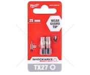 Sada torxních šroubovacích bitů shockwave™ cd tx27/25mm - 2 ks 4932430884_A