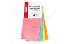 Sada utěrek z mikrovlákna 30x30cm Cwash-02 4ks AMiO-01046
