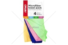 Sada utěrek z mikrovlákna 4 druhy 30x30 cm