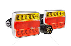 Sada zadních magnetových svítidel pro přívěsný vozík AMiO-02141