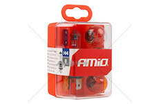 Sada žárovek a autopoistiek 8 ks H4 AMIO-01496