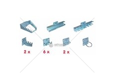 Sada závěsných háků a držáků, 28 - dílná GÜDE