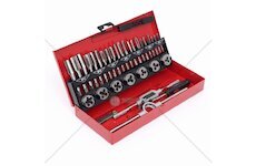 Sada závitníků a závitových oček 32 ks - KRAFT&DELE