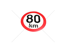 Samolepka - 80km TAB 80