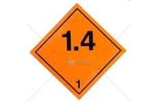 Samolepka ADR 1.4 250x250mm látky 00492 101-05W-626