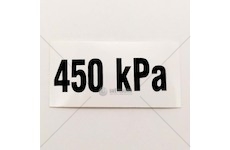 Samolepka tlaku pneu 450kPa Multicar M26