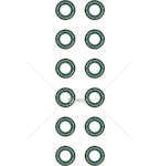 Seal Set, valve stem Kit Paraolio Guidavalvole Victor Reinz