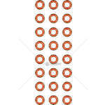 Seal Set, valve stem MX 265/300/340 - CF 85/XF 105 Victor Reinz